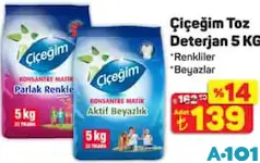 ÇİÇEĞİM TOZ DETERJAN 5 KG ÇİÇEĞİM TOZ DETERJAN 5 KG